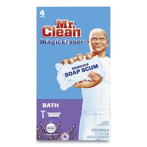 Magic eraser bath scrubber